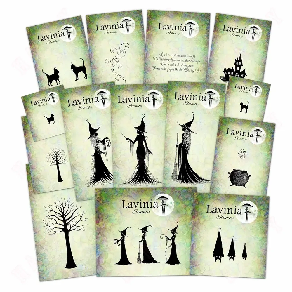 Hot Sale Halloween Clear Stamps for DIY Scrapbooking Card Transparent Stamp Making Photo Album Crafts Decor New Stamp