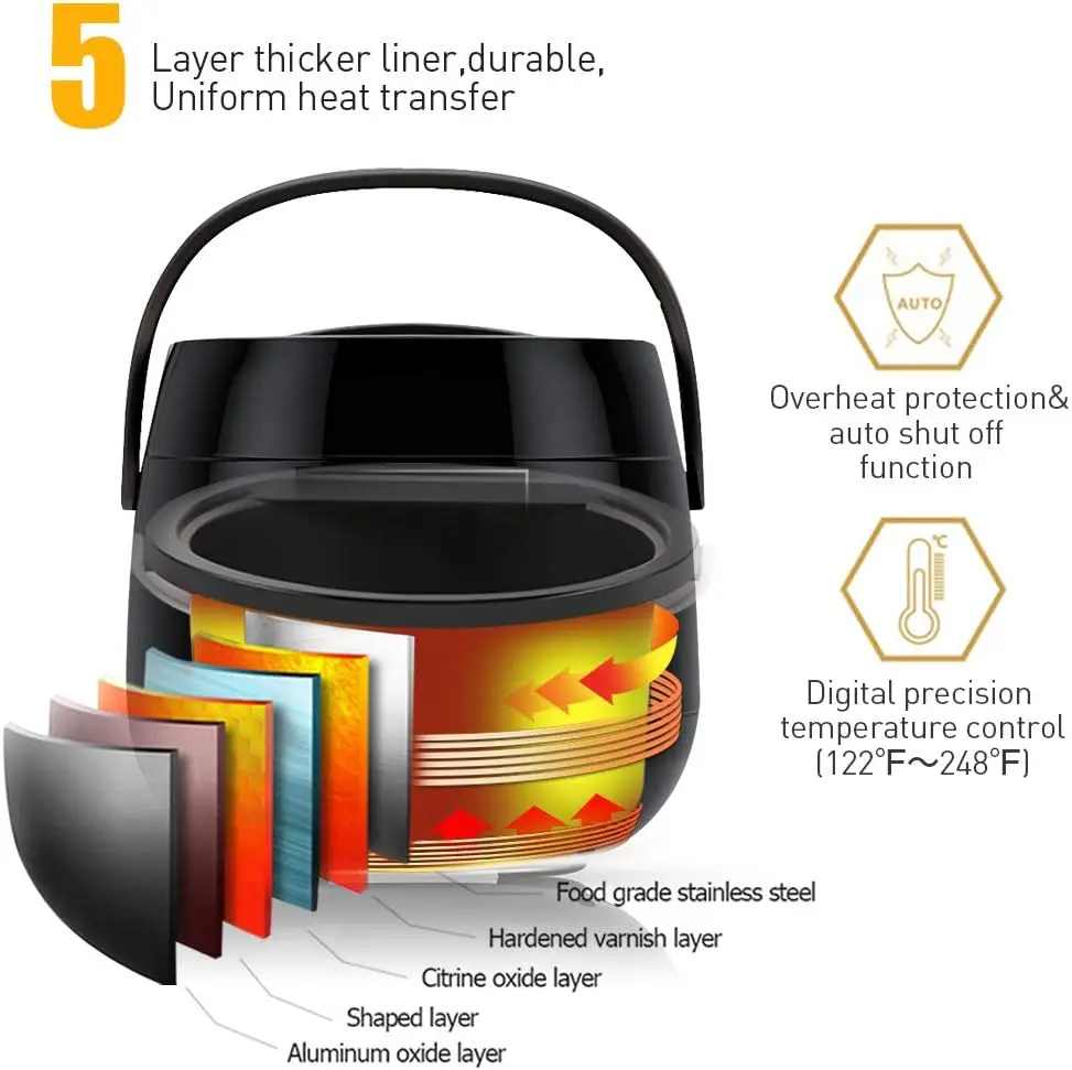 500ml Wax Heater Machine for Hair Removal Wax-melt Depilatory Epilator Machine Waxing Kit Paraffin Heater Wax Warmer