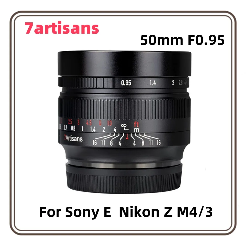 7artisans 50mm APS-C Manual Focus Large Aperture Prime Lens