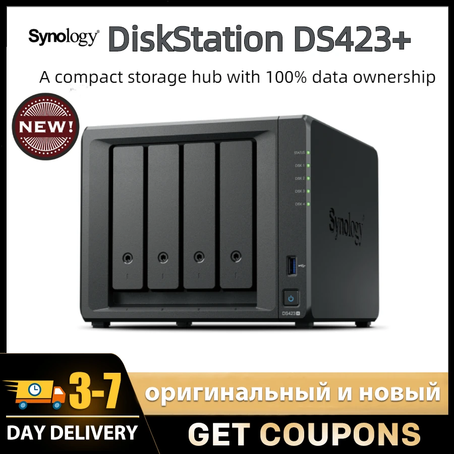 Synology 4-bay DiskStation DS423+ (Diskless) 