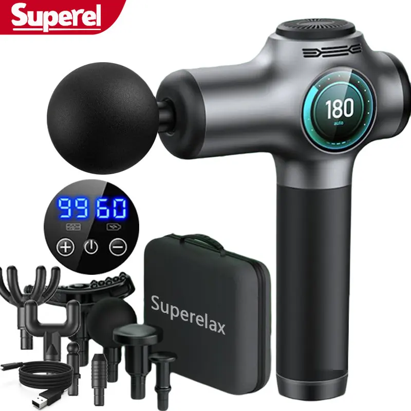 Superelax Massager Vibrator Massage Appliances Masage Gun Fascia