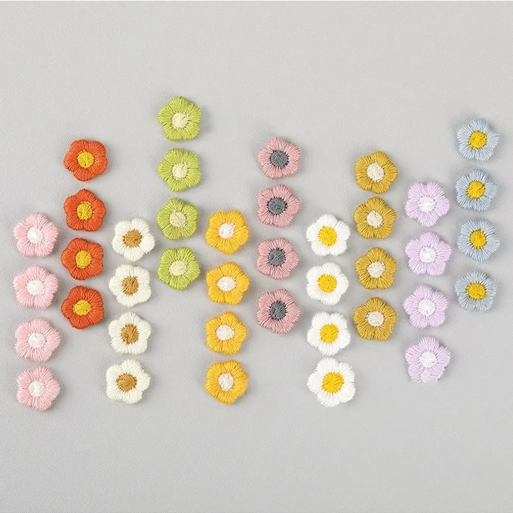 20/30/50개 휴대용 창의적인 자수 꽃 모양 핀 3D DIY 보드 핀 박스 포함 귀여운 장 핀 사진 벽 장식