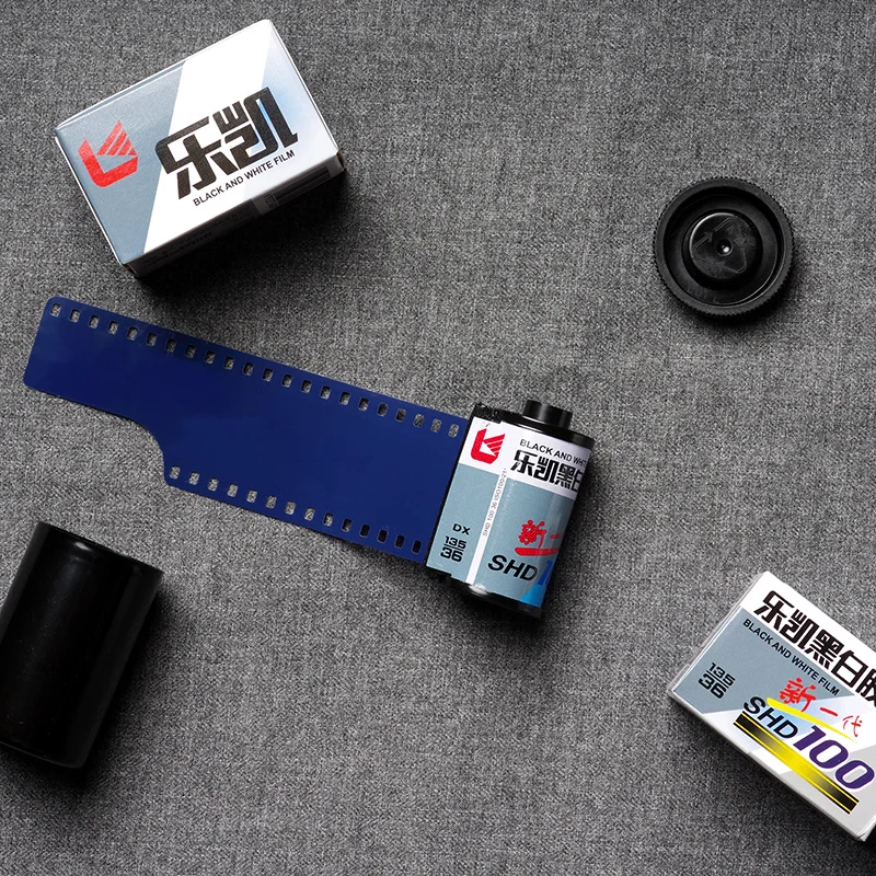 오리지널 러키 SHD100 135 필름 흑백 미세 그레인 네거티브 필름 레트로 35mm 롤 필름 일상 촬영 예술 사진용