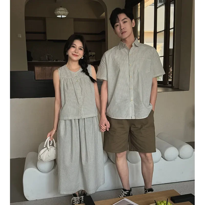 Abito Outfit Abbinati Coppia Abbigliamento Costumi Uguali