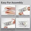 Acrylic Desktop Banknote Display Frame Transparent Paper Currency Collection Stand Frame For Collectors Ticket Protector 4
