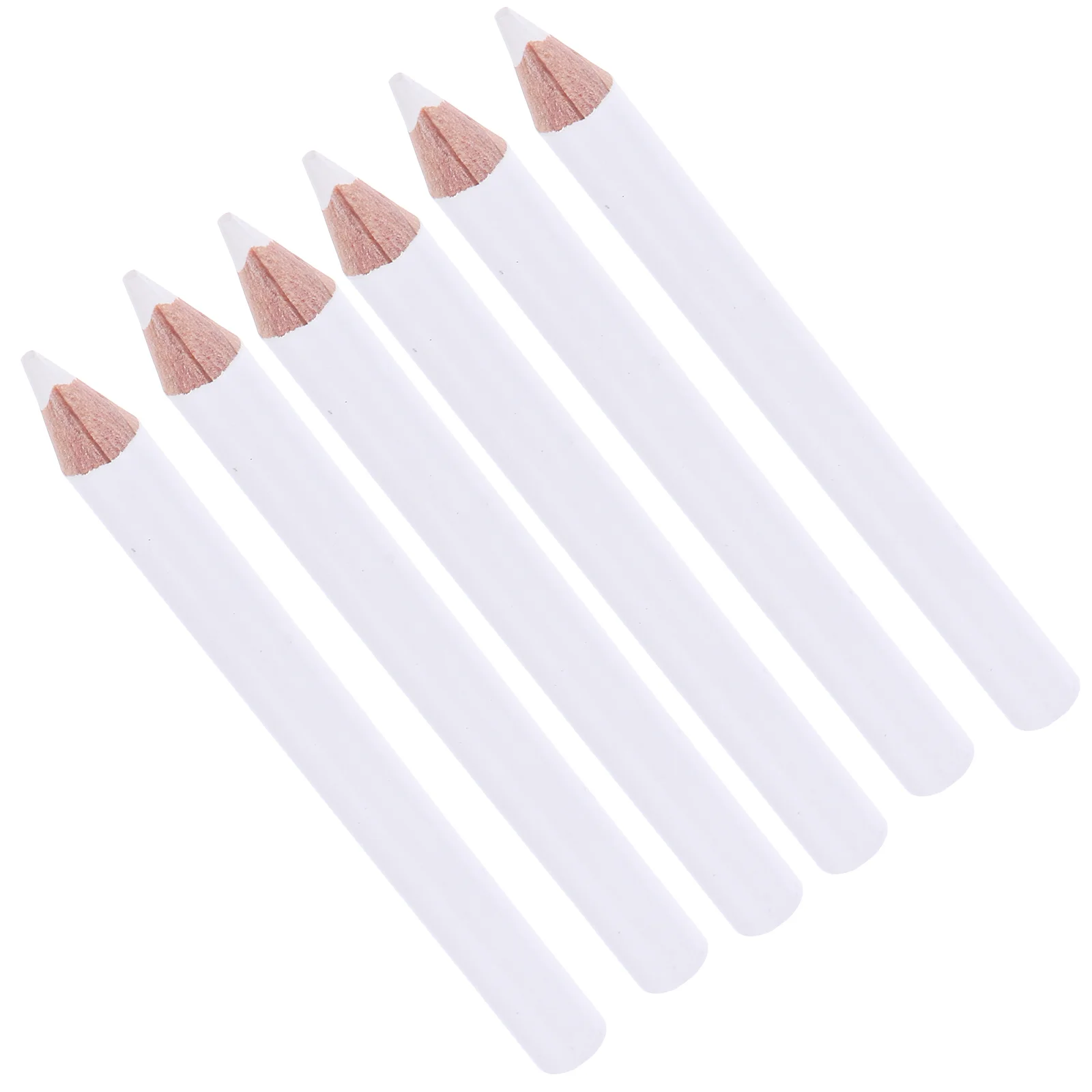 30 Pcs Absorb White Pencil Safe to Use Nail Tool Gems Picking Little Bit Dotting Wooden Rhinestone Picker Whitening 2
