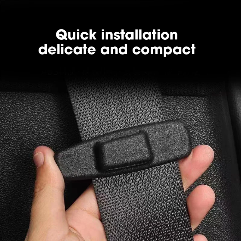 2pcs Car Seat Belt Buckle Retainer Universal Buckle Adjustment Lock Fastener Plastic Seat Belt Protector Clip Auto Accessories