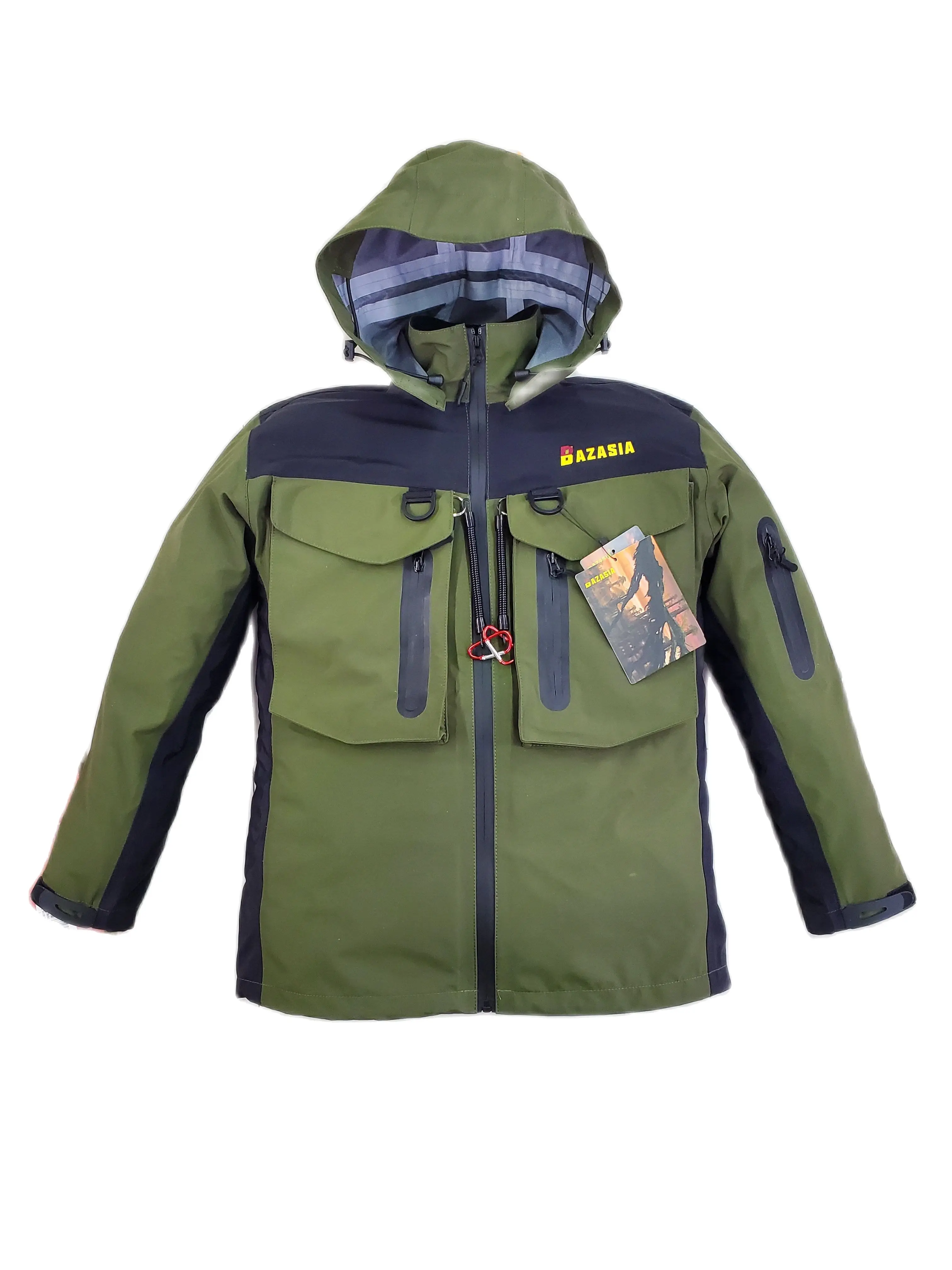 New Men's Multi Pocket Waterproof Breathable Fishing Jacket Waders Clothing Jungle Hunting Adventure Drifting 5 Size