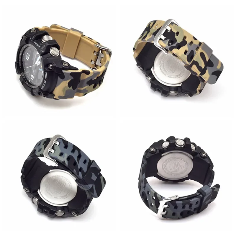 Harz-Silikonarmband für Casio G-SHOCK GG-1000 GWG-100 GSG-100 Herren Ersatz-Uhrenarmband Sport Wasserdichtes Armband Zubehör – Detail 10
