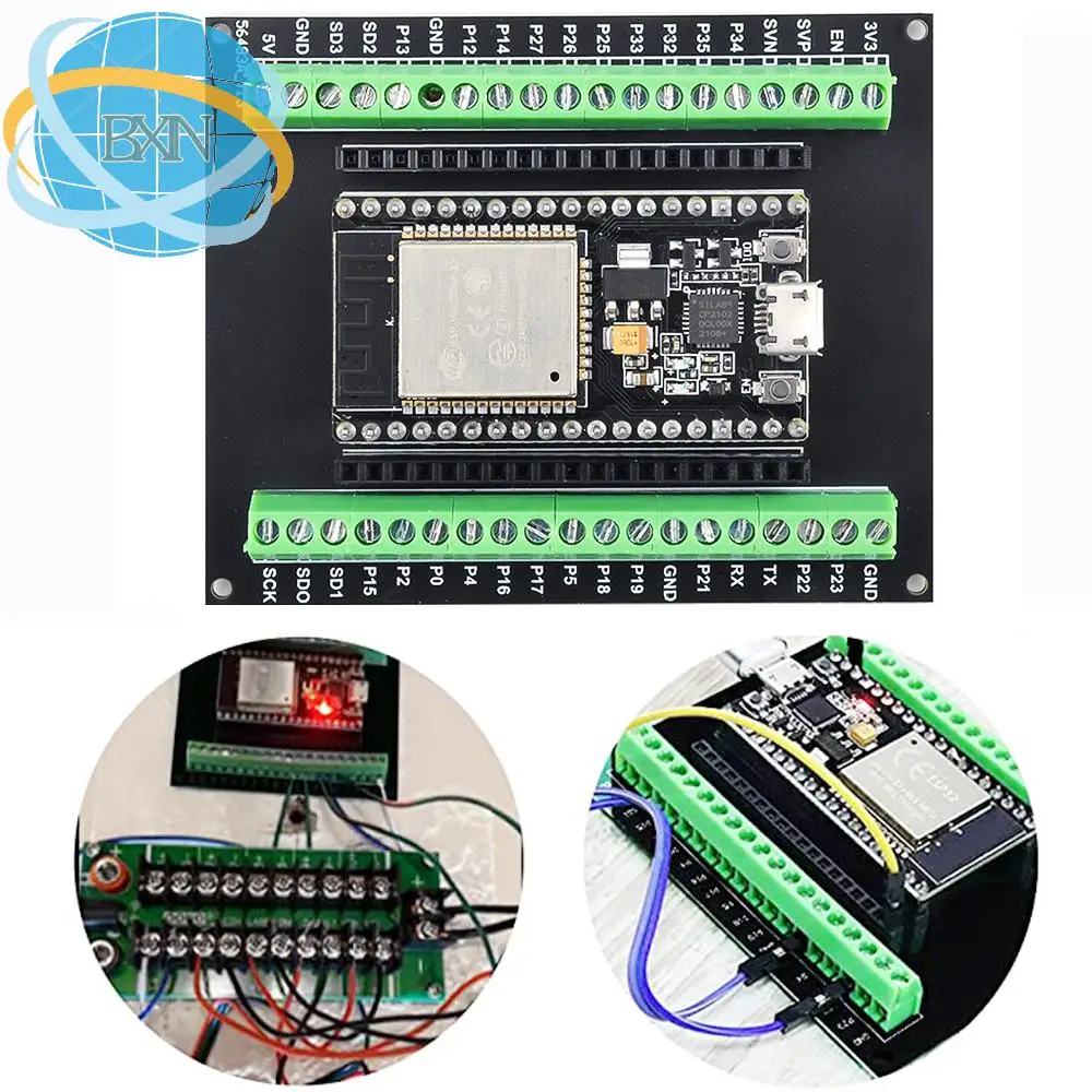 รูปสินค้า บอร์ดพัฒนา ESP32 ขยาย GPIO สำหรับโปรเจกต์อิเล็กทรอนิกส์