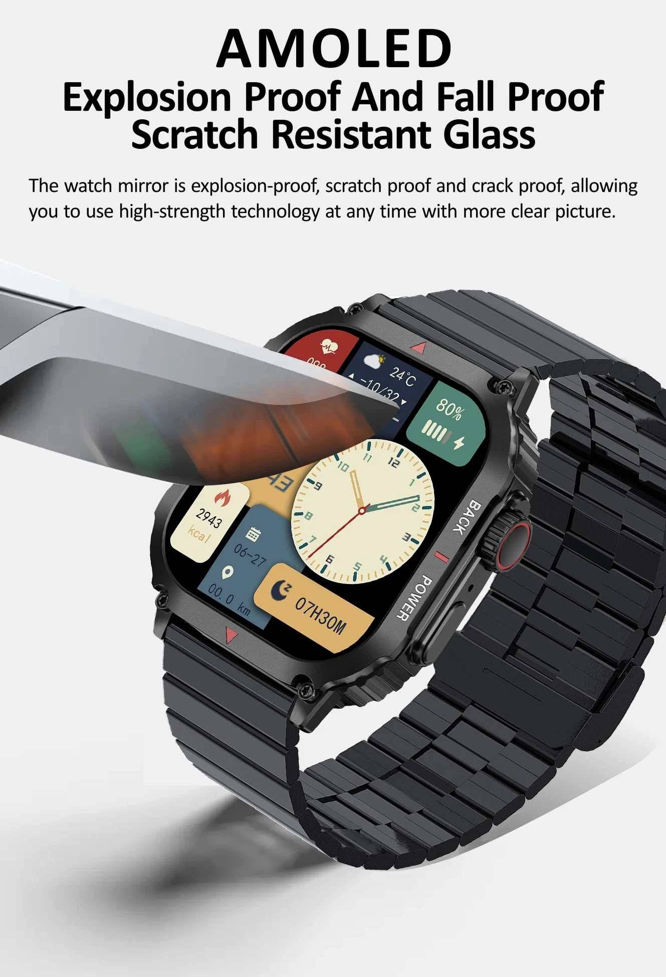  ߿  ȭ Ʈ ġ, 1.95 ġ ȭ, IP68  ð, Ʈ ġ, GPS  , ȵ̵ IOS, ǰ