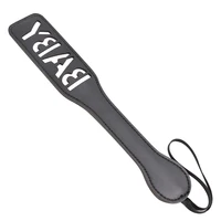 32CM PU Leather Slap Spank Paddle Horse Whip，Horse Training Crop Equestrian Riding Bat Submissive Whip 1