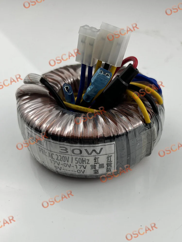 

New 30W toroidal transformer X5 pre-stage power supply 220V to dual 17V9V pure copper foot power amplifier accessories isolation