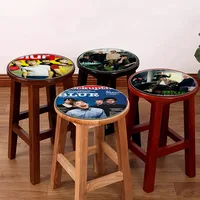 Popular Rock Singer Star B-Blur Modern Minimalist Style Fabric Cushion Non-slip Living Room Sofa Stool Tatami Office Stool Mat 1