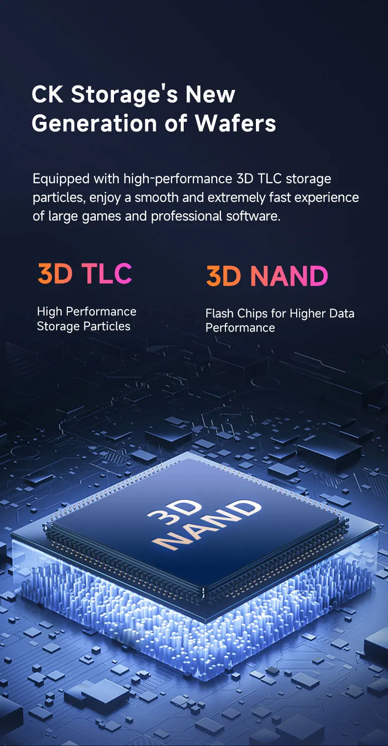 AIGO SSD M.2 2280 NVMe PCIe 4.0 x4 1TB 2TB with DRAM Cache Internal Solid State Disk for PS5 Hard Drive P7000D