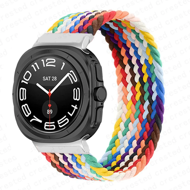 Braided Nylon Solo Loop Watch Strap - Ultra 47mm Band Accessory