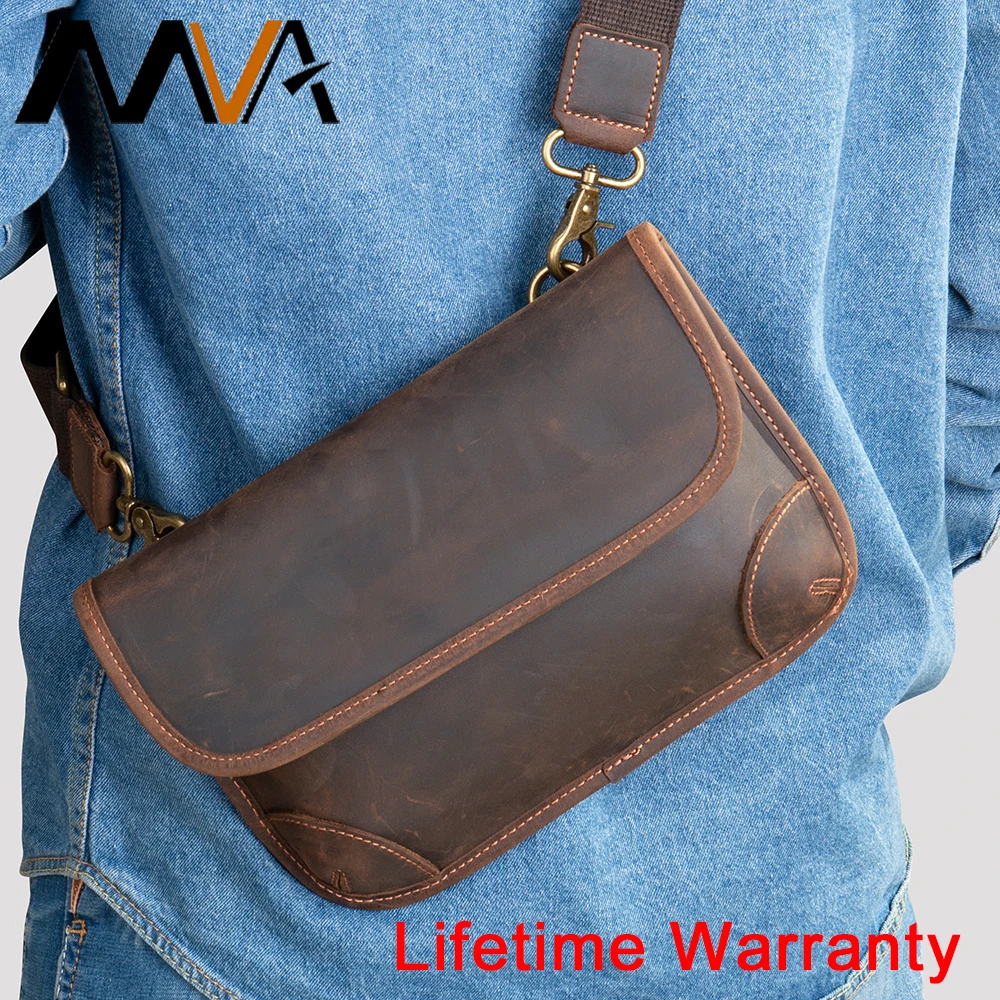 MVA-Bolso de hombro Para Hombre, Bandolera Masculina, Bolso de tirantes Para bicicleta Tas, Bandolera lateral Para Hombre