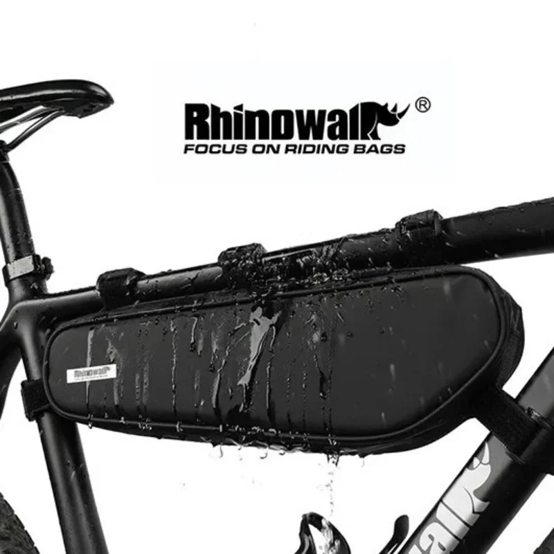 Rhinowalk Front Tube Bike Bag Under Top Storage Triangle Bag Bicycle Front Storage Pack Bike Accessories Bags Storage Pouch Bag