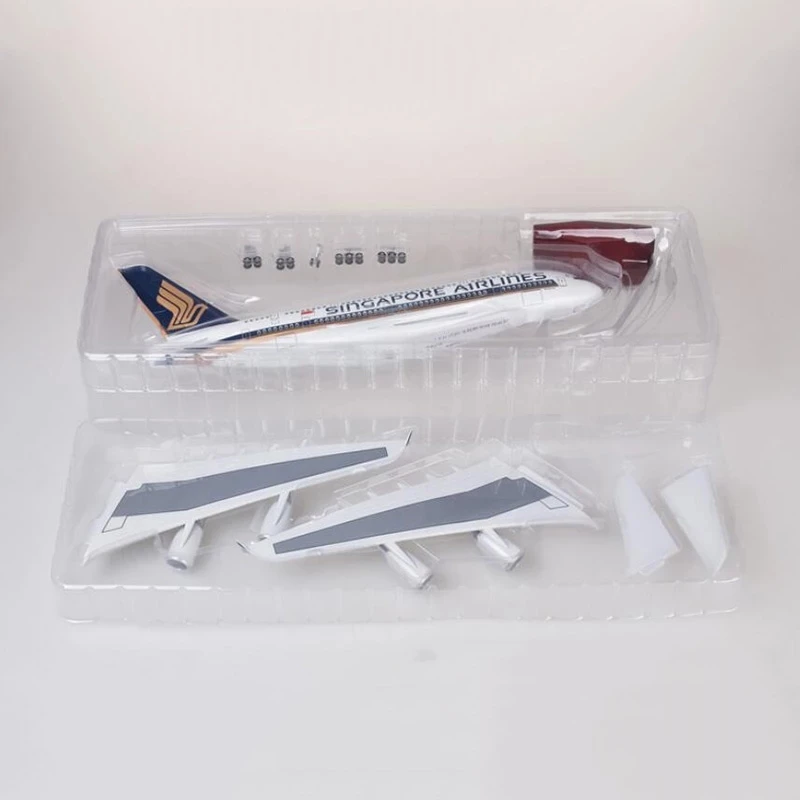 A-380 A380 Singapore Airline 1/160 Scale 47CM Toy Model Aircraft W