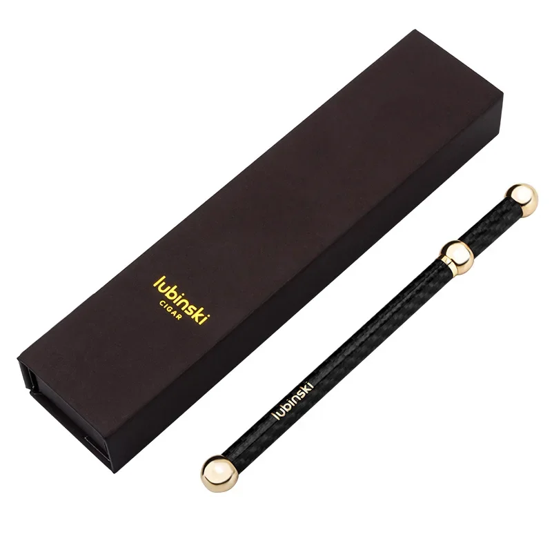 Portable Cigar Draw Enhancer Tool Stainless Steel Needle Drilled Burr Dredge Hole Cigar Punch Carbon Fiber Smoking Accessories 5