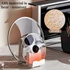 Kitchen pot lid organizer cutting board rack kitchen storage accessories pot lid holder kitchen accessories Anti-tipping bracket 2