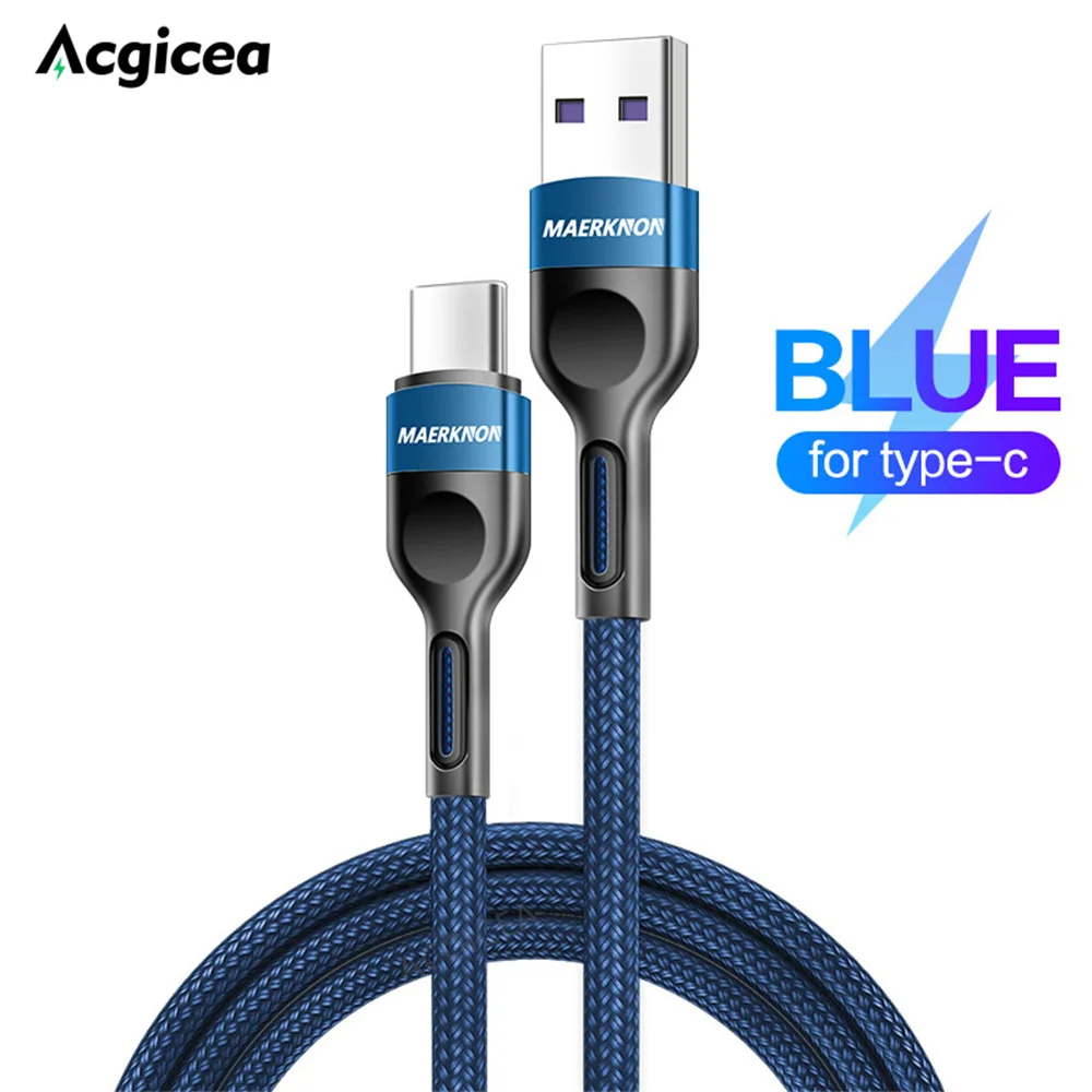 phone charger cord Fast Charging USB C Cable Micro USB Charger Cables For Samsung S20 S10 S9 Xiaomi Mi 11 10 Huawei P30 Pro Wire 5A Type C Cable android phone charger cord Cables