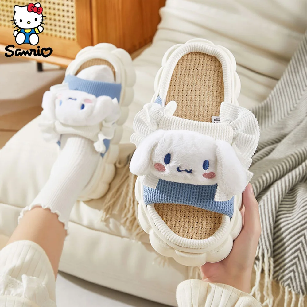 My Melody Kuromi Shoes Slippers Outdoor Indoor Sweet Flat Shoes Sandals  UNISEX