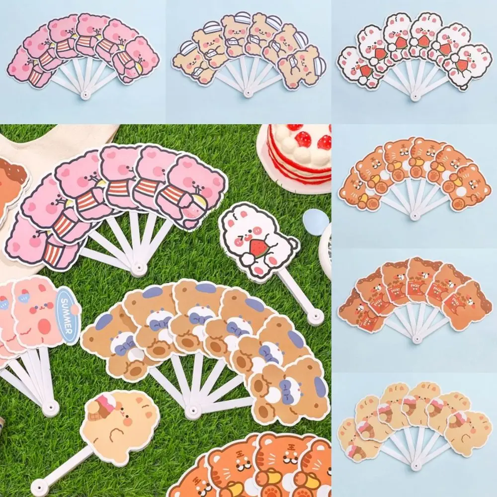

Foldable Summer Folding Fan Cute Handheld Fan Plastic Portable Cute Summer