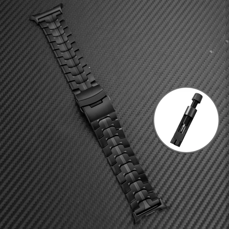 Luxury Stainless Steel Watch Band - Premium Metal Strap