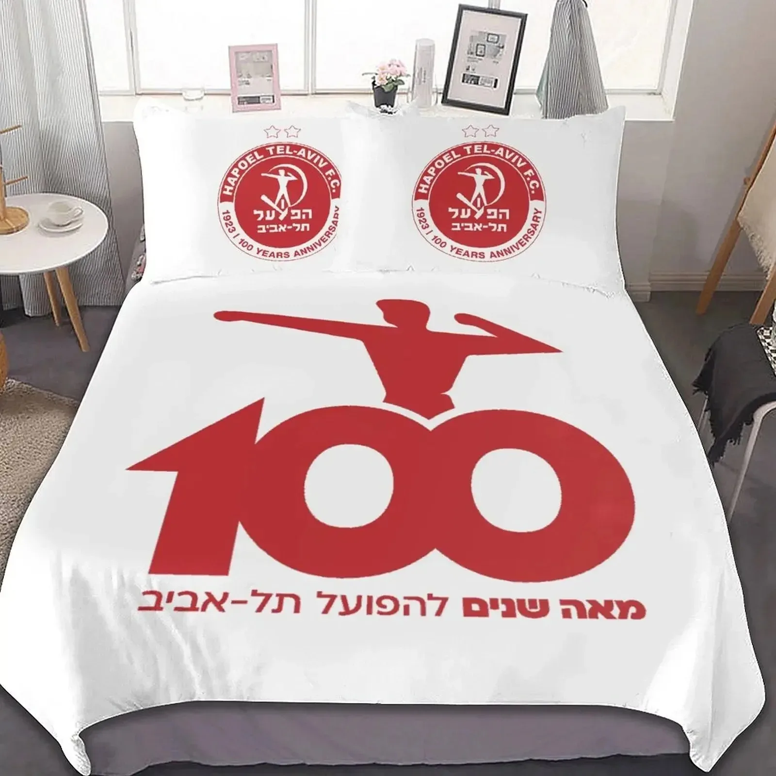 3D Printed Hapoel Tel Aviv Bedding Set Duvet Cover Bedroom Comforter Single Twin King Size Quilt Cover Home Textile 5