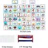 Kids Visual Schedule Calendar Chart 3 in 1 Toddler Weekly Routine Chart Daily Schedule for Kids Autism Learning Tools Gift 2