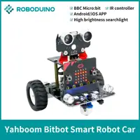 Microbit-Voiture Robot Intelligente V2, Kit de Tournesol Électronique, Ensembles STEM Dos pour Enfants, Codage et Pigments, ApprentiCumbria 1
