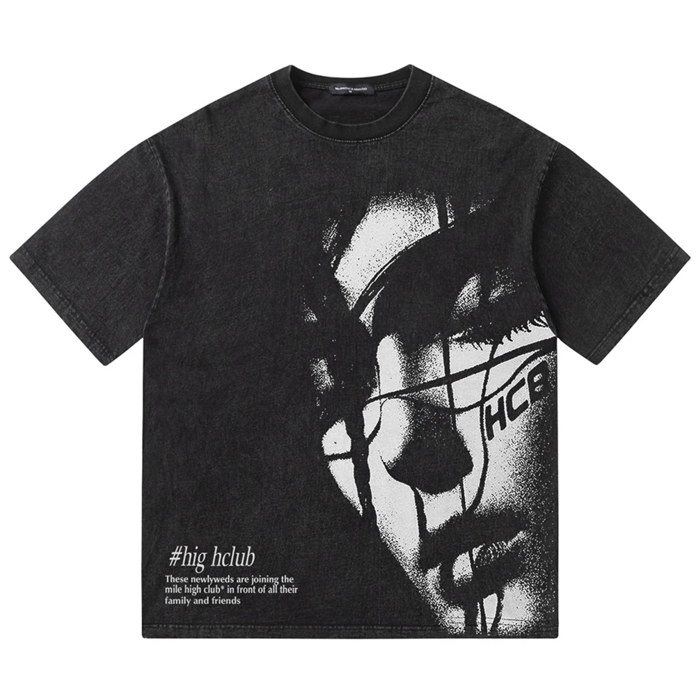

Футболка Hipster с принтом и вырезом лодочкой, мужская летняя футболки для хип-хопа, уличная Мужская футболка из хлопка