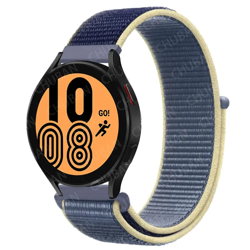 Nylon Loop Sport Watch Band Bracelet, 20mm/22mm Adjustable Strap