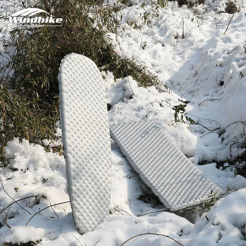 Windhike R5.8 Camping Inflatable Mat Nylon Silver-Coated Moisture-Proof Pad -20&deg; Winter Outdoor Sleeping Pad Free Inflatable Bag