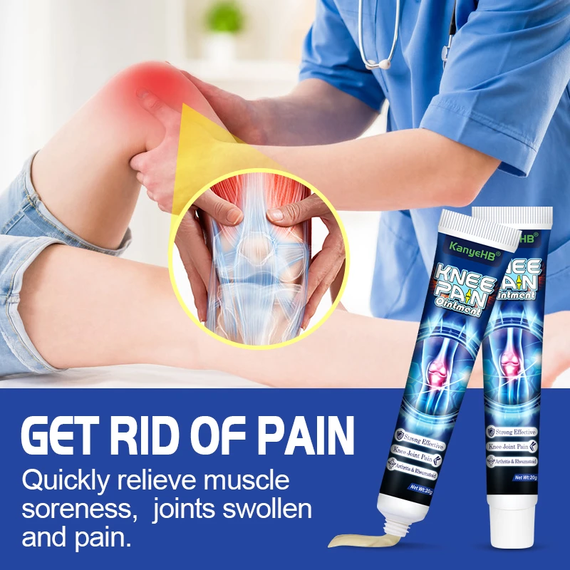 Knee Joint Pain Relief Ointment Hot CompressHerbal Relaxing Knee
