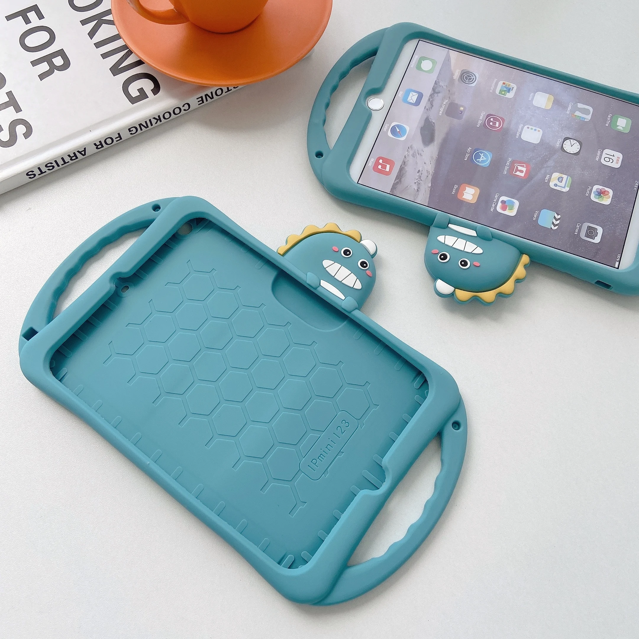 Silicon Tablet Shockproof Stand Case para Lenovo Tab Capa dos Desenhos Animados para Crianças 11 Tb-j606f n P11 Pro Tb-j706f - Imagem 5