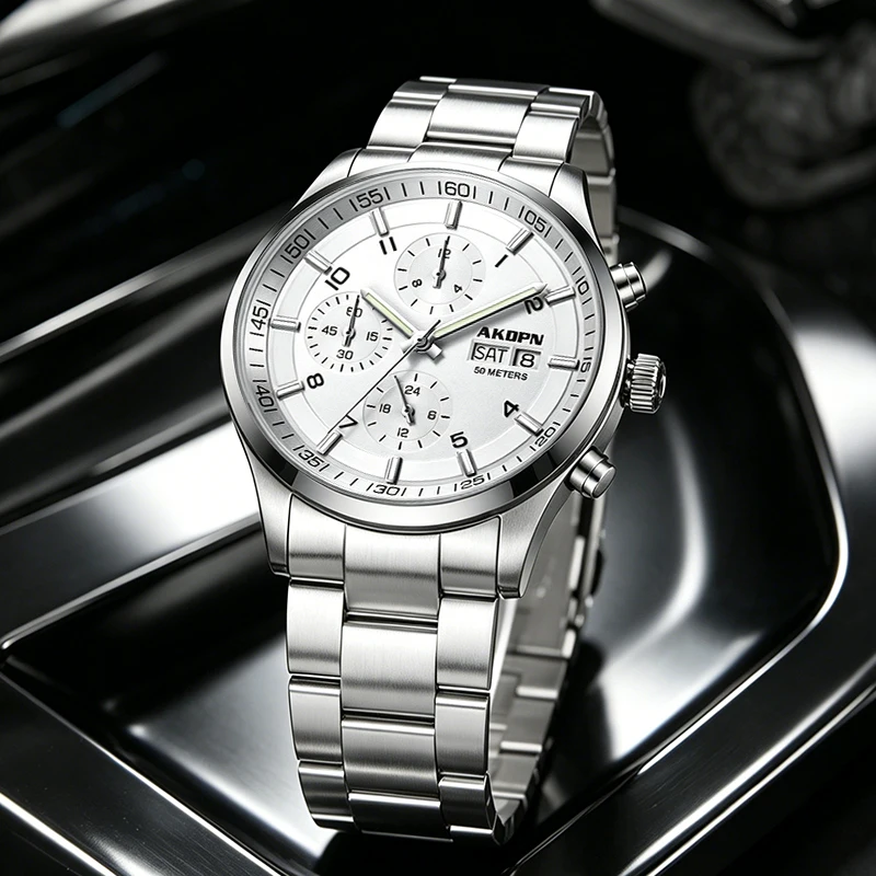 AKDPN Top Brand Men's Automatic Watch Luminous Mechanical Watches Waterproof Watch for Men relΓ³gio poedagar masculino original