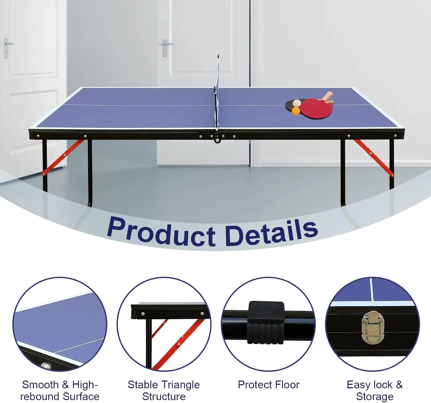 Tennis Table Ping-Pong Tables Set 4