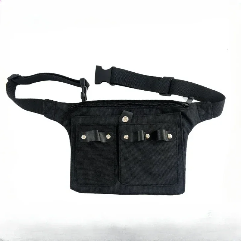 Canvas Case Multifunctional Professional Hairdressing Waist Packs Barber Pouch Comb Scissors Tool Hair Clipper Storage Bag