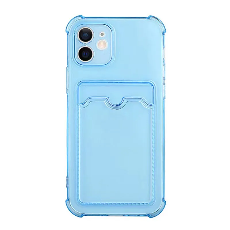 Card Bag Wallet Clear Soft Case For Xiaomi Redmi Note 8 9 9s 10 10s 11 11s 12 12s 12 Pro Plus 5G Redmi 9A 9C 10A 10C Cover — view 6