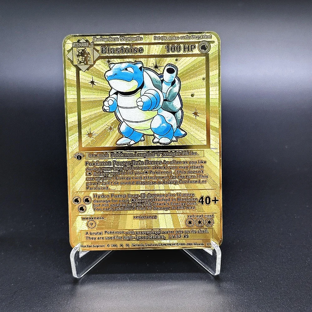 Handcrafted Classic Anime Game Card - Charizard & Venusaur Edition Gift Toy