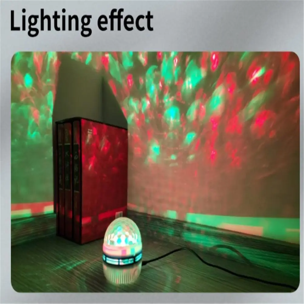 Novelty USB Charging RGB Projector Lamp Automatically Rotating Led Night Light For Home Children Bedroom Decoration Magic Lights star night light