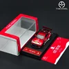 TimeMicro1:64 skyline GTR R35 Christmas Edition Red high-tail simulation alloy car model 3