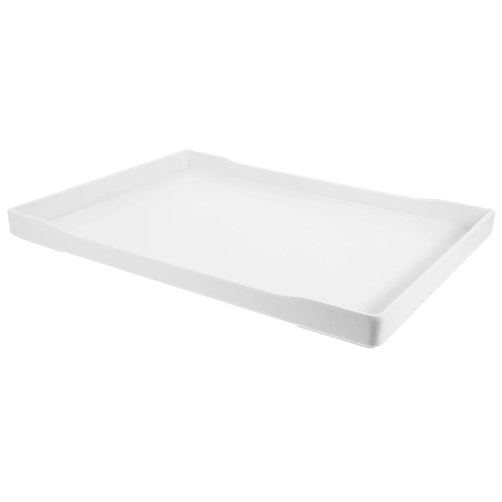 

Tea Tray Food Serving Trays Cutlery Dessert Rectangular Decorative for Coffee Table Abs