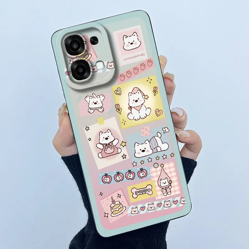 Cute Panda & Sweet Cats Silicone Soft Protective Case - Stylish & Durable Cover
