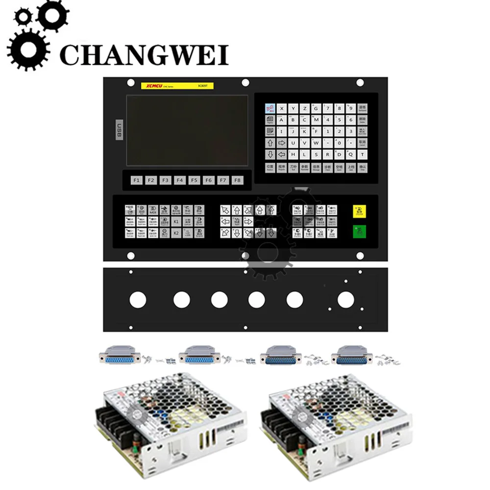 Новый контроллер с ЧПУ Xc809t 2/3/4/5/6 осевой многофункциональный токарный станок