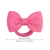 2Pcs/Set Wholesale 32Colors Mini Ribbon Bows HairBand Kids Girls Sweet Colorful Nylon Elastic Headband Headwear Hair Accessories 3