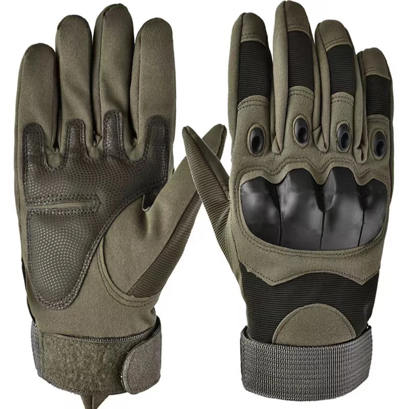 motorcycle gloves fitness gloves bicycle gloves Outdoor Sports Motorcycle Full Fingure Fan Gloves Outdoor Tactical Gloves Cycling Sport Training Non-slip Fitness