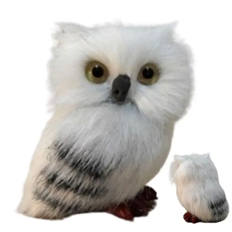 

Simulation Owl Ornament Artificial Plush Owl Ornament Pendant Cute Owl Model Decoration For Living Room Kids Room And Bookshelf